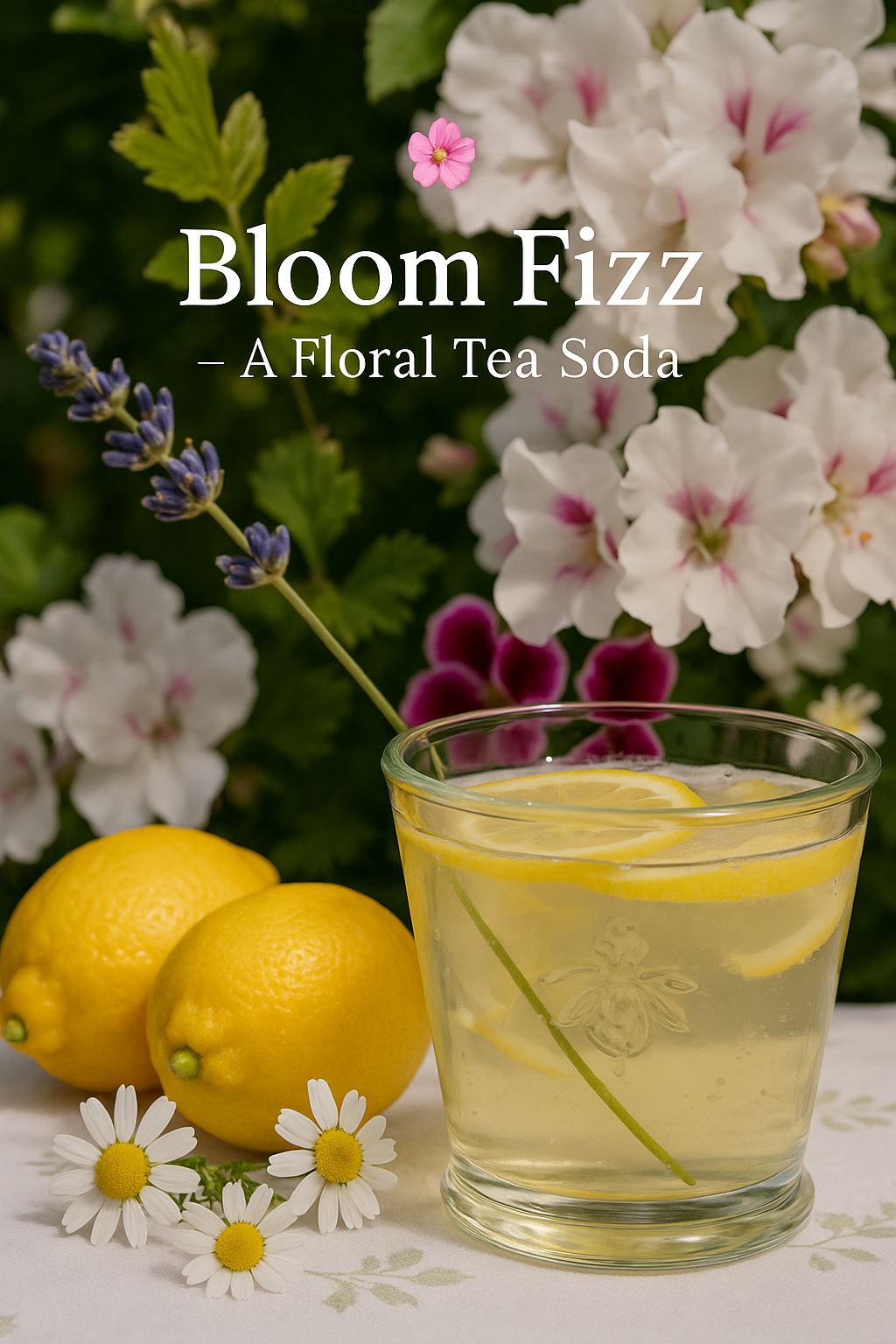Bloom Fizz – A Floral Tea Soda