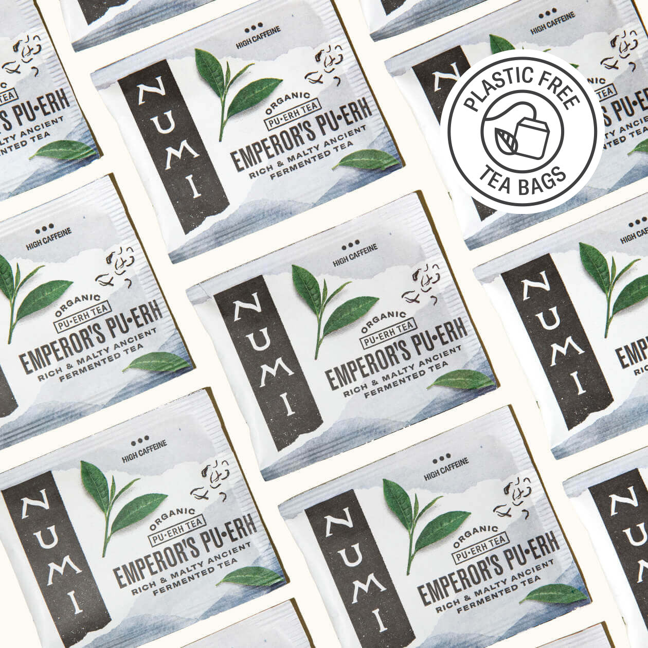 Numi Organic Tea Emperor's Pu·erh 100 Count Tea Bags