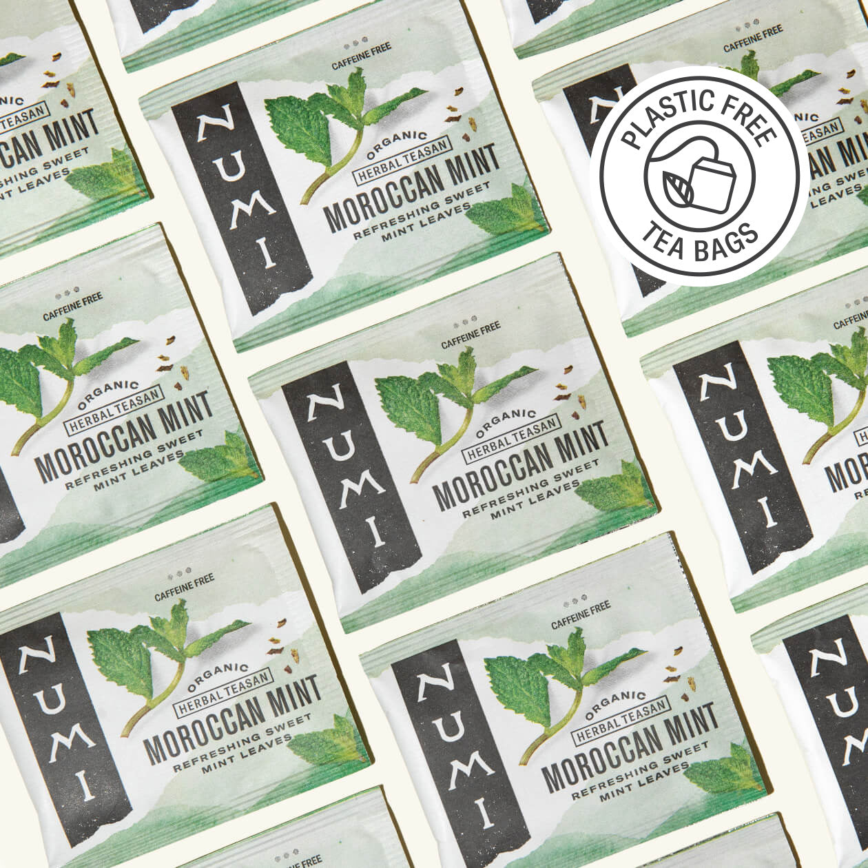 Numi Organic Tea Moroccan Mint 100 Count Tea Bags